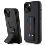 Cover BMW BMHCP15S22GSLK iPhone 15 / 14 / 13 6,1" nero/nero durocase Grip Hot Stamp Case