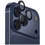 Szkło na obiektyw aparatu UNIQ Optix Aluminium Camera Lens Protector do iPhone 17 Pro / iPhone 17 Pro Max z aplikatorem granatowy