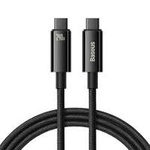 Kabel USB C - USB C 480Mb/s 240W 2m Baseus Tungsten Gold CAWJ040101 - černý
