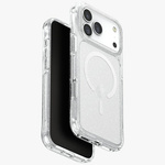 Etui UNIQ LifePro Xtreme do iPhone 17    Pro Max Magclick Charging przezroczysty/brokat