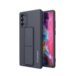 Silikonový kryt stojánku Wozinsky Kickstand Case pro Samsung Galaxy Note 20 tmavě modrá