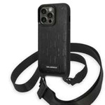 Karl Lagerfeld KLHCP14LSTMMK iPhone 14 Pro 6,1" hardcase black/black Monogram Plaque Logo Strap