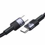 USAMS Kabel USB-C na USB-C set 30szt. 60W 1,2m pleciony SJ724ZJ01 (US-SJ724 )
