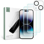 Tempered Glass Tech-protect Supreme Set iPhone 15 Clear