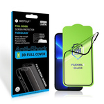 Szkło hybrydowe Bestsuit Flexible 5D Full Glue do iPhone 13/13 Pro/14/16e (SE 4 2025) czarny