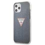 Pouzdro GUESS Apple iPhone 12 Pro Max Jeans Collection GUHCP12LPCUJULDB Navy Blue Hardcase