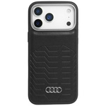 Etui Audi GT Synthetic Leather MagSafe do iPhone 17 Pro Max czarny
