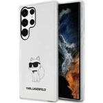 Obal Karl Lagerfeld Klhcs23lhnchtct S23 Ultra S918 Transparent Hardcase Ikonik Choupette Case