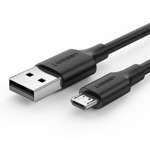 Kabel micro USB UGREEN QC 3.0 2.4A 1,5 m (černý)