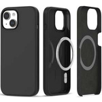 Obal Tech-protect Silikon MagSafe iPhone 15 MATTE Černá Case