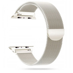 Řemínek Tech-protect Milaneseband Apple Watch 4 / 5 / 6 / 7 / 8 / 9 / Se / Ultra 1 / 2 (42 / 44 / 45 / 49 mm) Starlight