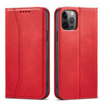 Magnet Fancy Case Case pro iPhone 12 Pro Max Pouch Card Wallet Card Stand Red