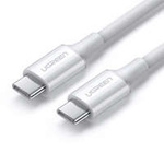 Ugreen kabel Kabel USB typu C (samec) na kabel typu C (samec) 1 m bílý (US300)