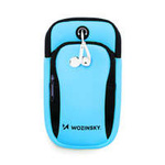 Wozinsky náramek na běžecký telefon modrý (WABBL1)