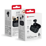 Słuchawki bezprzewodowe douszne Forcell F-Audio Super Clear Calls ANC + ENC + DONGLE czarne