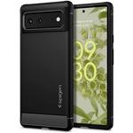 MATTE černé Case Pouzdro SPIGEN Pixel 6 Rugged Armor