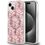 Etui Guess GUHMP15SHGCUSTGP iPhone 15 / 14 / 13 6.1" różowy/pink hardcase IML GCube MagSafe Case