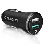 Nabíječka SPIGEN F27qc Qc3.0 2-portová nabíječka do auta černá