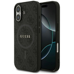 Etui Guess 4G Ring Classic Logo MagSafe  do iPhone 17 czarny