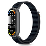 PASEK TECH-PROTECT XIAOMI SMART BAND 8 / 9 / 10 / NFC NYLON STRIPE CZARNY POMARAŃCZOWY