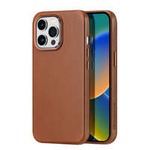 Dux Ducis Naples obal iPhone 14 Pro Max magneetický kožený potah MagSafe hnědý