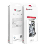 Etui na iPhone 16 PLUS Forcell F-Protect Mirage zgodny z MagSafe Military Drop-Test silver fog