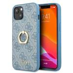 Pouzdro Apple iPhone 13 Mini 4G s kroužkovým stojánkem modré pevné pouzdro