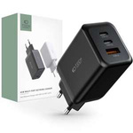 TECH-PROTECT C65W 3PORTOVÁ SÍŤOVÁ NABÍJEČKA PD65W/QC3.0 ČERNÁ