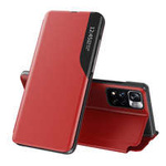 Elegantní pouzdro Eco Leather View s flipovým krytem a funkcí stojánku Xiaomi Redmi Note 11 Pro+ 5G (Čína) / 11 Pro 5G (Čína) / Mi11i HyperCharge / Poco X4 NFC 5G červené