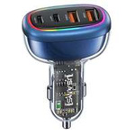USAMS Charg. sam. 2xUSB-C 2xUSB-A C34 120W Fast Charge modrá/modrá CC169CC01 (US-CC169)