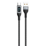 Dudao kabel USB - USB Type C rychlonabíjení PD 66W černá (L7Max)