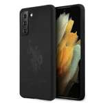 Pouzdro US POLO Samsung Galaxy S21 Plus Silicone On Tone USHCS21MSLHRTBK Black Case