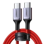 Ugreen US294 USB-C 2.0 / USB-C 2.0 3A kabel - červený