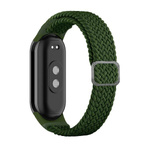 Beline pasek Mi Band 9/8 Textilezielony/green
