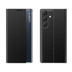 Nové pouzdro Sleep Case pro kryt Samsung Galaxy A24 4G s odklápěcím stojánkem černé
