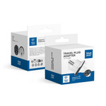 Adapter podróżny Blue Star GO TO Europe (Type E) 16A biały