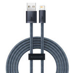 USB kabel Baseus iPhone - Lightning 2m, 2,4A šedý (CALD000516)