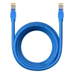 Baseus High Speed ​​​​Cat 6 RJ-45 1000Mb/s Ethernet kabel 5m kulatý - modrý