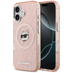 Etui Karl Lagerfeld IML Choupette Head   Logo MagSafe do iPhone 17 różowy