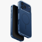 Etui UNIQ Clario do iPhone 17 Pro Max    Magclick Charging niebieski