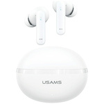 Słuchawki Bluetooth USAMS Echo E02 TWS   ANC+ENC bezprzewodowe biały