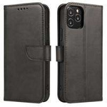 Magnet Case elegantní pouzdro pouzdro kryt s klopou a funkcí stojánku Honor Magic3 černé
