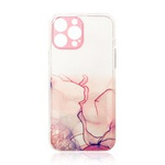 Marble Case pro iPhone 12 Gel Cover Marble Pink