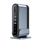 BASEUS Working Station HUB USB-C 16v1 Dokovací stanice šedá