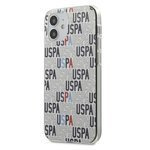 Pouzdro US POLO Apple iPhone 12 Mini Logo Mania Collection USHCP12SPCUSPA6 Bílé pouzdro