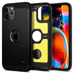 Pouzdro SPIGEN Tough Armor iPhone 12 12 Pro Black Black Case