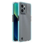 Spring Case obal Realme C31 silikonový kryt s rámečkem světle modrý
