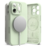 Etui RINGKE SILICONE MAGNETIC MAGSAFE IPHONE 16 PRO SOFT MINT