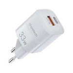 Choetech fast nabíječka GaN USB / USB Type C PD QC 33W bílá (PD5006)