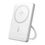 Powerbank Dudao K28S 20W PD 5000mAh z MagSafe i podstawką - srebrny